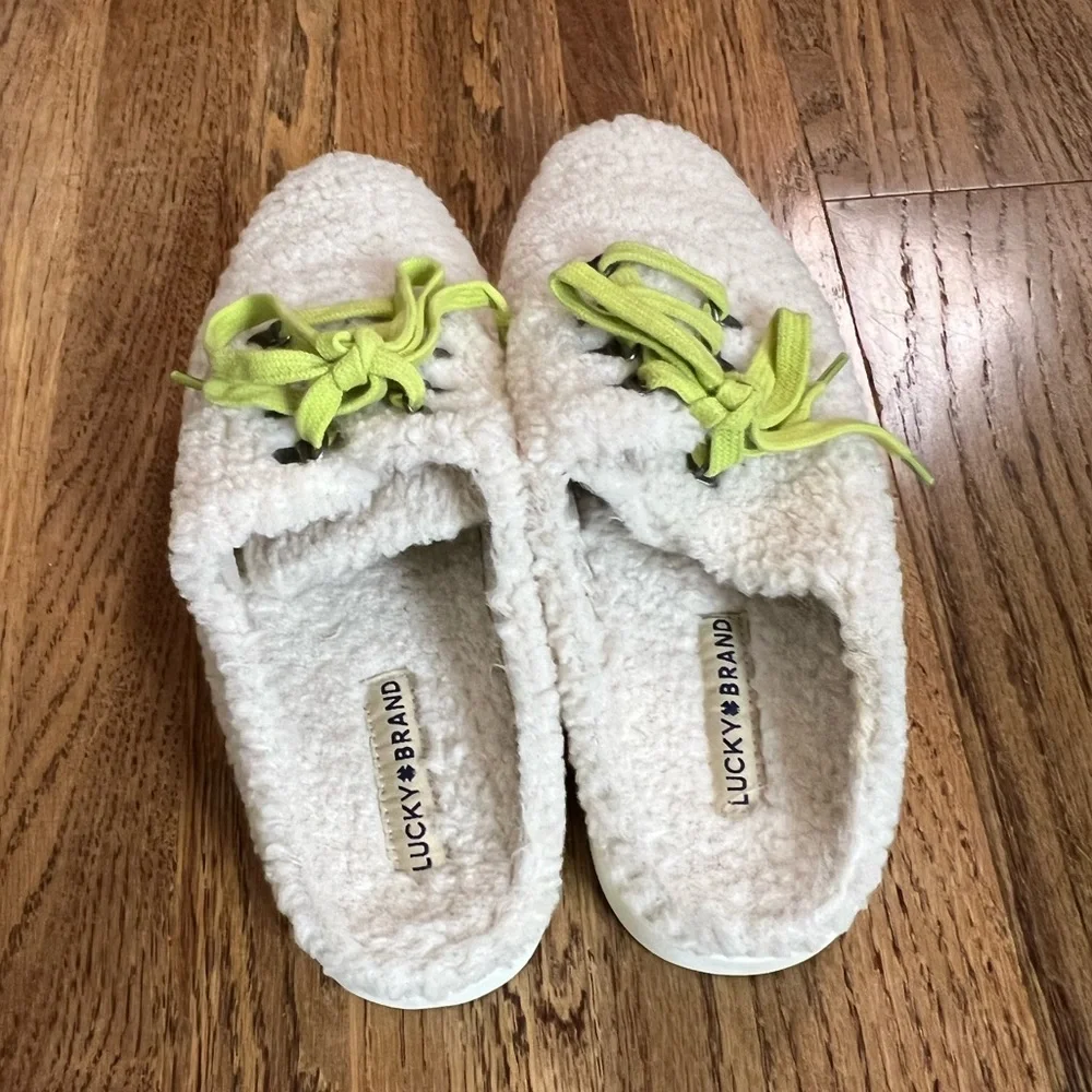 Lucky Brand Tolini Sherpa Platform Slide, 9.5